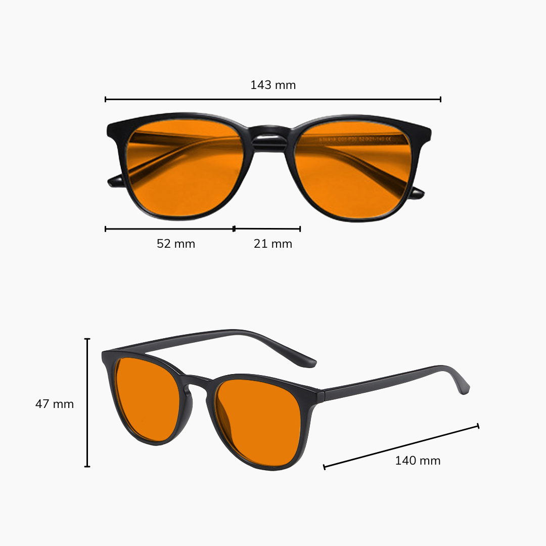100% blue light glasses - for deep sleepers